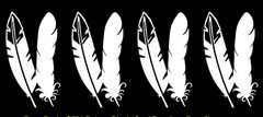 Native American Eagle Feathers Four 5″ Vinyl Decals Car Window Any Flat Surface