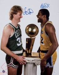525641 MAGIC JOHNSON LARRY BIRD NBA BASKETBALL 16×12 WALL PRINT POSTER
