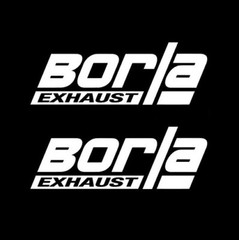 Borla Exhaust System Sticker Decal Die Cut Vinyl **FAST FREE SHIPPING**