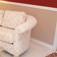 1/4 In. D X 7-1/4 In. W X 36 In. L Glue-On Tongue and Groove White PVC Wainscoti