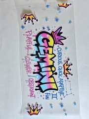 Horoscope UV DTF Transfer Sticker Wrap Tumbler UVDTF BUY 10+ GET COMBINED SHIP