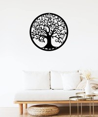 RESACO Tree of Life Wall Art Metal Tree Life Wall Decor Family Tree Wall Plaq…