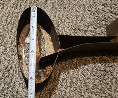Galvanized 3D Wall Hanging Metal Rusty Large Key 10.25″ x 6.25” Décor Primitive