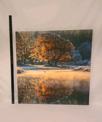 River Brathay Canvas Print Wolfy Serene, Misty Morning Scene Lake District Art