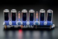 IN-18 Arduino Shield Nixie Tubes Clock with Columns 12/24H SlotMachine NO TUBES