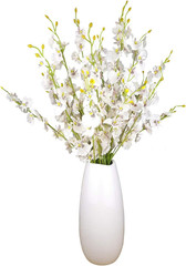 Silk Flowers in Bulk Wholesale Artificial Orchids, 10 Pcs (Each 20”), for Weddin