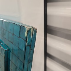 Nicole Miller Blue Mosaic Tile Mirror 36″ × 24″