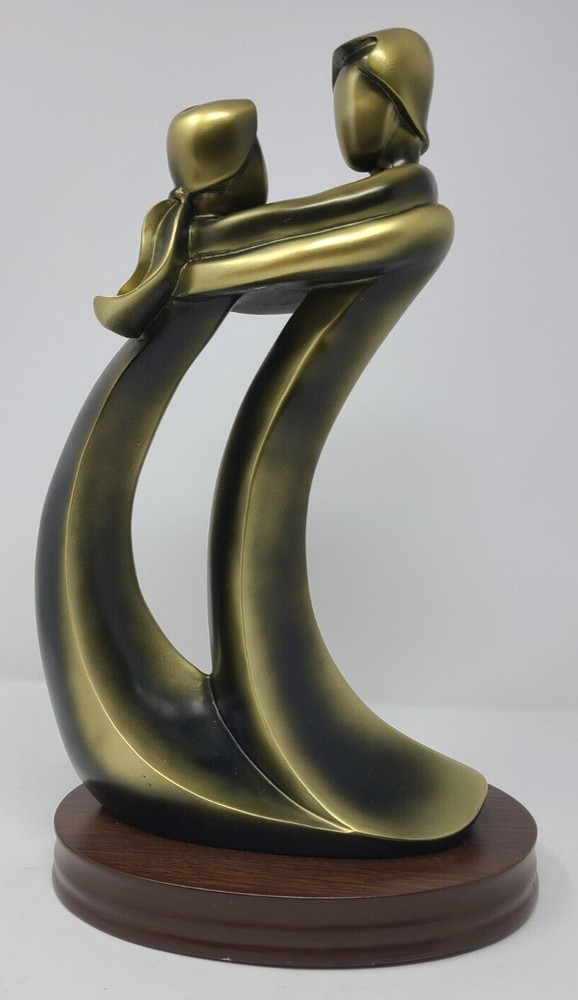 Dancing Couple Figurine Love Wedding Anniversary Abstract Modern Veteran Owned