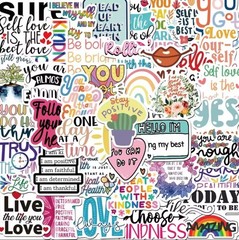 10 PCS Inspirational Motivational Quotes Sayings Stickers BRAND NEW
