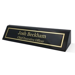 Elegant Wood Name Plate for Desk | The Perfect Desk Name Plate Personalized Gift