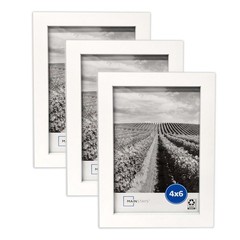 4×6 Picture Frame – White Tabletop & Wall Photo Frame