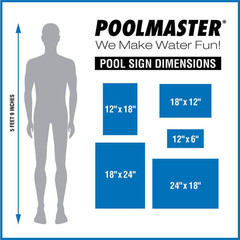 Residential or Commercial Swimming Pool Signs, No Pool after Dark