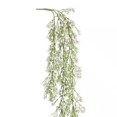 42 In. Deluxe White Artificial Baby’S Breath Gypsophila Flower Stem Hanging Spra