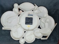 Vtg 90’s Burwood Sports /Home Interior Wall Decor Resin/Plastic 5 pieces USA