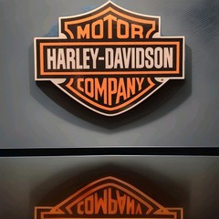 2x Harley Davidson Logo Sticker Decal 3.5″x2.5″ Made In USA