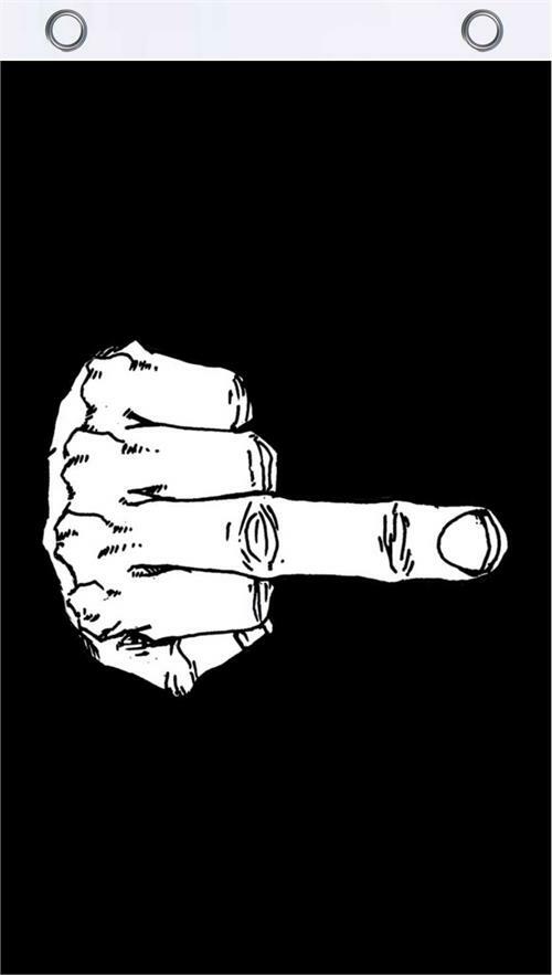 Middle Finger Fly Flag 3′ x 5′