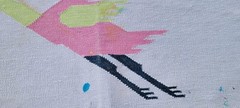 3×5 Peruvian Handwoven Wool Tapestry Wall Hanging Rug Folk Art Colorful Animals