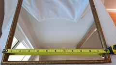 Vtg Gold Arch Wall Mirror w/Thin Wooded Frame 16″ x 12.5 Accent Mirror, Gallery