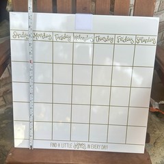 Happy Everything! Coton Colors – Magnetic Dry Erase 18in Wall Calendar – NEW NIB