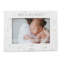 Baby Photo Frame – 6” x 4” – Cream / Unisex – Me and Mummy