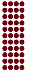 3/4″ Burgundy Round Label Dots Stickers Color Coding Inventory 3/4 Inch Dot