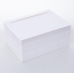 50 Count Photo Frame Cards with Envelopes 4X6 Paper Picture Frame Notecards Phot