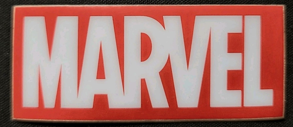 MARVEL STICKER «WHITE & RED LOGO» 3 1/2 X 1 1/2″ GLOSSY THICK WATERPROOF OUTDOOR