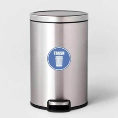 Trash and Recycle Decal Home Garage Office Commercial Restaurant Garbage Sticker