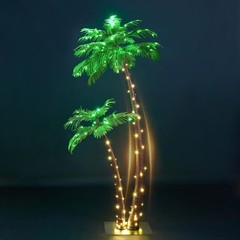Impressive Artificial Lighted Solar Palm Tree – 4FT & 6FT Sizes Available