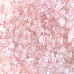 JOHOUSE Rose Quartz Crystals, 1lb Pink Crushed 0.1″-0.5″ (3-15mm),