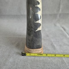 Eagle Carving Water Buffalo Horn Wood Base From KC Gifts in Canada