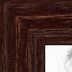 ArtToFrames 1.125″ Custom Poster Frame Brown Walnut Stain on Wood 4106 Large