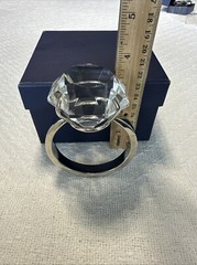 Decorative “Diamond” Solitaire Ring