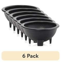 (6 pack 10 oz Small Black Salsa Serving Dish