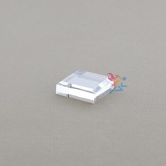 Acrylic Display Stand Block Base with Beveled Edge, 3 Pack (1/2″ H x 1-1/2″ W)
