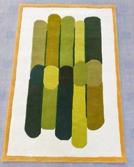 Multi Geometric Rugs 3×5 Ft Handmade 100% Woolen Hand Tufted For Home Decoration