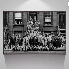 Great Day In Harlem Poster, Jazz Poster, Music Poster, Wall Art, Home Decor