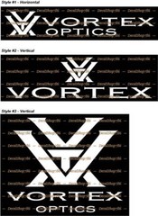 Vortex Optics – Tactical/Hunting Scopes – Vinyl Die-Cut Peel N’ Stick Decals