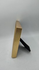 Gold Tone Wood Picture Frame Desktop/ Wall Mount Vertical or Horizontal 8 X 6