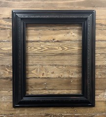 16 X 20 In Stock – Ready to Ship, Vintage black picture frame, distressed black