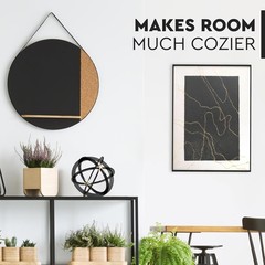 Decorative Sphere for Home Decor – Black & Gold, Hand Painted,Modern Decorative