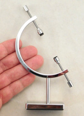 Display Stand CALIPER Type Adjustable Chrome Medium Size