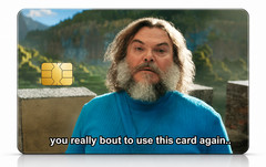 Funny Maxed Out Card Meme Really Use This Card Debit Card Credit Card Skin Vinyl