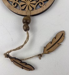 Peace Sign Daisys Suncatcher Wood Lasercut Iridescent Reflective Colors Wood