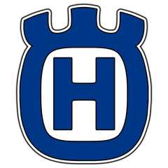 Husvarna Logo Blue #2 Sticker Waterproof Vinyl Decal Die-Cut Car Laptop