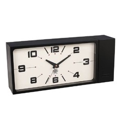 DULTON Double Face Wall Clock Rectangle H21-0362BK Black Magnet Type