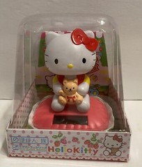 Eco-Friendly Hello kitty (Red Bow)With Teddy Bear Toy Gift Home Decor US Seller
