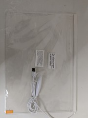 Clear LED USB Powered Rectangle Message Board Modern Acrylic Plastic