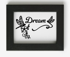 Dragonfly Dream Vinyl Decal Bumper Sticker Car Truck Window Mirror Art Crafts