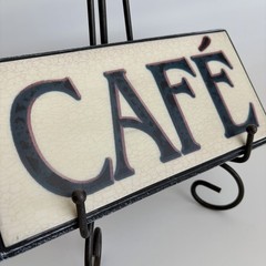 CAFÉ French Country Wall Decor Hanging Door Sign by Michael Alan Designs